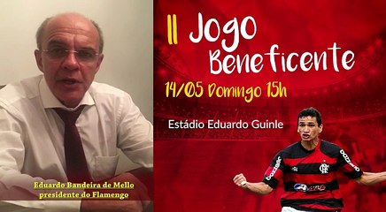 Presidente do Flamengo convoca para o II jogo beneficente em Nova Friburgo
