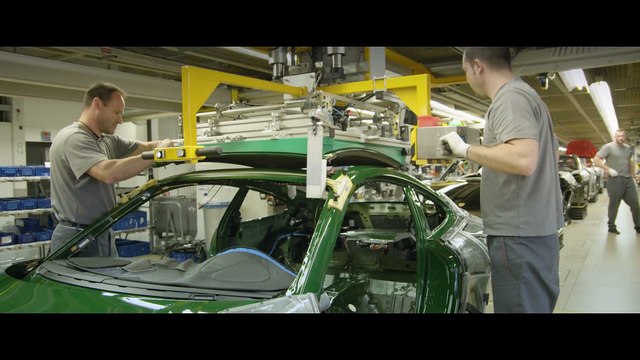 The production of the one-millionth Porsche 911