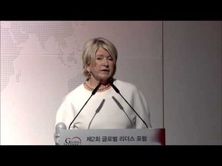 [글로벌 리더스 포럼 2014] 특별강연 마사 스튜어트 7