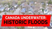 Floods in Eastern Canada: Quebeca and Ottawa neighborhoods underwater