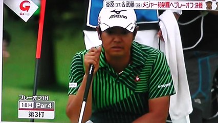 ゴルフ:play-off を制したのは谷原プロ２週連続優勝❗️女子はプロ５年目葦葉ルミプロ：注目のアマ小祝さくら[18] は８位タイに終わった