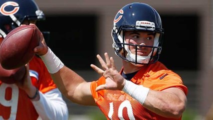 How did first day of rookie minicamp go for Mitchell Trubisky?