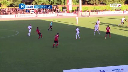 Belle action en fin de 1ère mi-temps