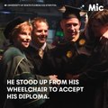 This wheelchair bound student just walked around the graduation stage [Mic Archives]