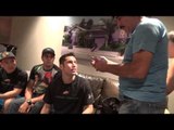 carlos cuadras backstage after weigh in EsNews Boxing