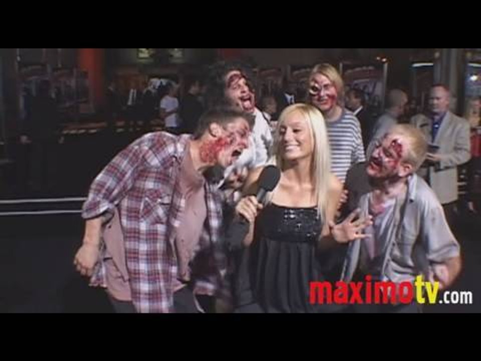 ZOMBIELAND Premiere Arrivals Emma Stone & Woody Harrelson