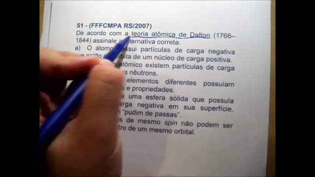 Modelos Atômicos Aula 9 ( Exercícios )