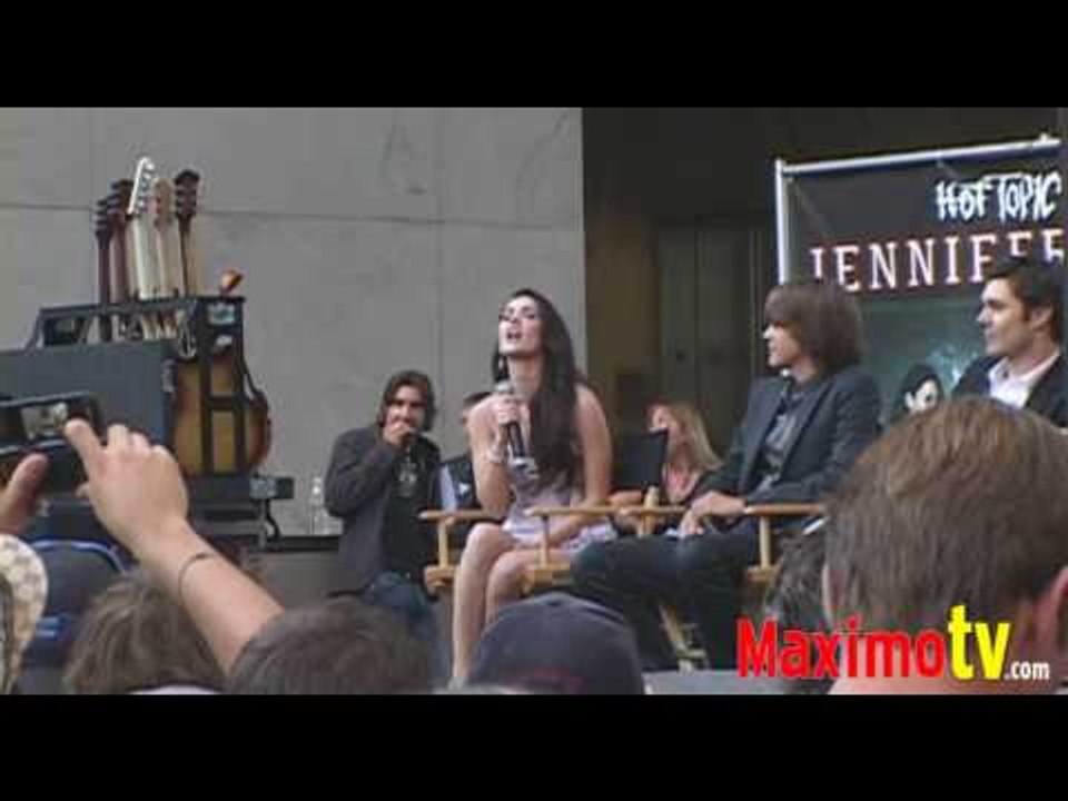 Megan Fox Q&A at JENNIFER'S BODY Hot Topic Fan Event Party Sept 16, 2009