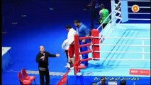 سایت شبکه ورزش - بازی های کشورهای اسلامی در باکو – گزارش دیداررضا مرادخانی بوکسور ایران مقابل نماینده کامرون ,