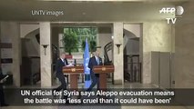 Aleppo evacuation means