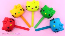 Play Doh Hello Kitty Lollipops Finger Family Song Nursery Rhym