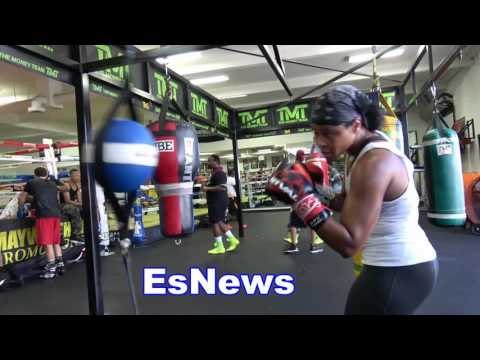 Boxing Superstar Gervonta Davis Working Mayweather Boxing Club EsNews Boxing