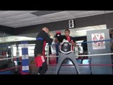 Gabe Rosado Killing The Mitts With Fernando Vargas EsNews Boxing