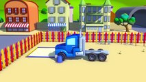 Super Truck et la petite voiture rose  à Car City _   Dessin animé pour les enfants -aDmVoYKY-wQ