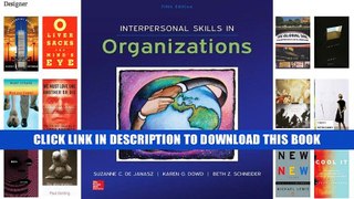 [Epub] Full Download Interpersonal Skills in Organizations (Irwin Management) Ebook Popular