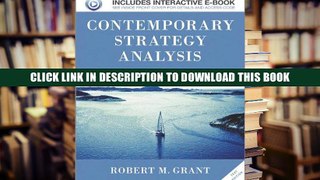 [PDF] Full Download Contemporary Strategy Analysis Text Only Ebook Online