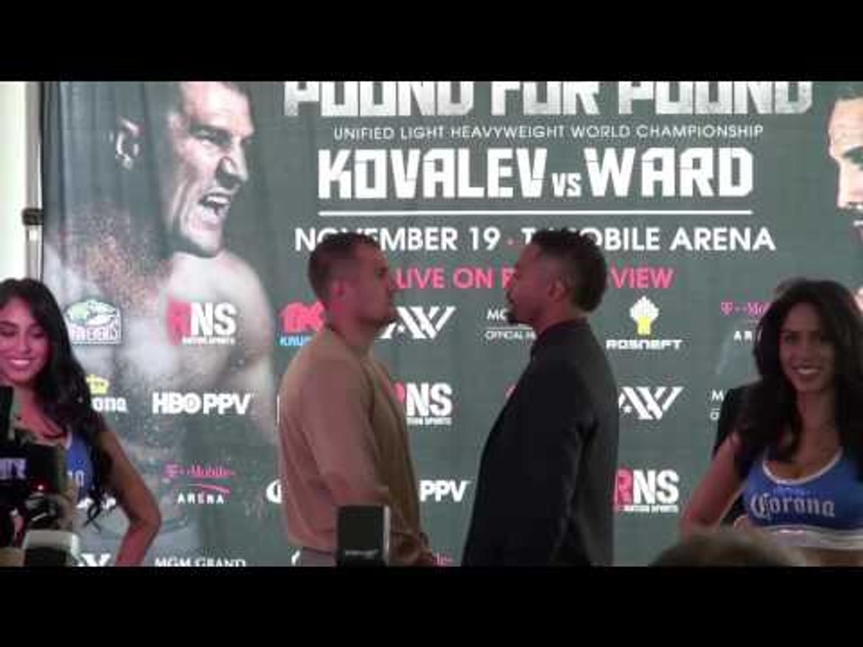 andre ward vs kovalev epic faceoff - EsNews Boxing