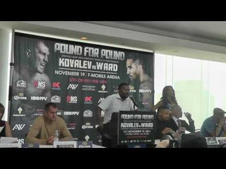 Full Andre Ward Sergey Kovalev NYC presser