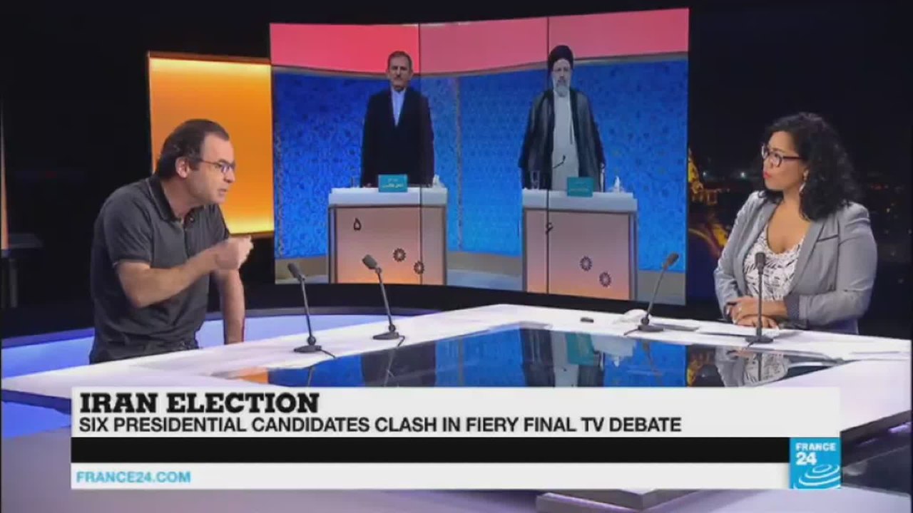 final debate before Iran election