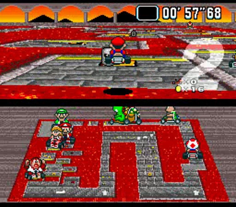 Super Mario Kart (SNES) 100cc Star Cup Round 4