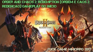 Order and chaos 2: Redemption (Ordem e caos 2: Redenção) Gameplay do Inicio