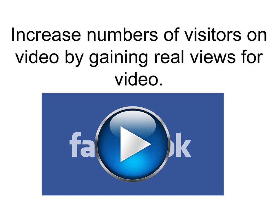 Buy Facebook Video views
