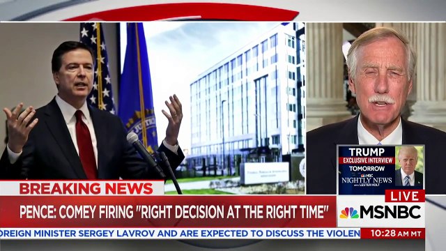 Senator Angus King On Jeff Sessions’ Recusal From Russia Investigation - Andrea Mitchell - MSNBC