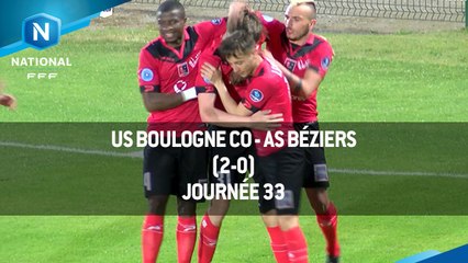 J33 : US Boulogne CO - AS Béziers (2-0), le résumé