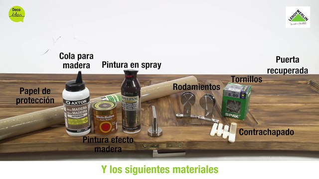 Como hacer unas puertas correderas (Leroy Merlin)