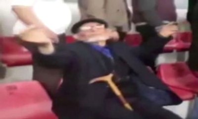 80 Yaşındaki Dedenin 'Galibiyet' Sevinci