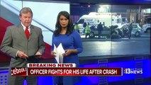 NLVPD officer critically injured in crash near MLK, Carey-CrkVDZbtL1c