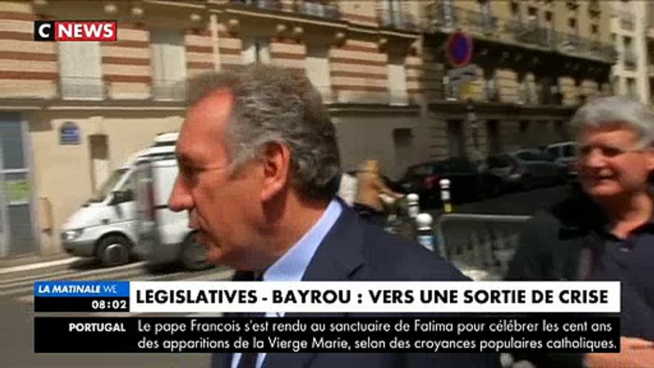 Regardez François Bayrou qui annonce avoir trou...