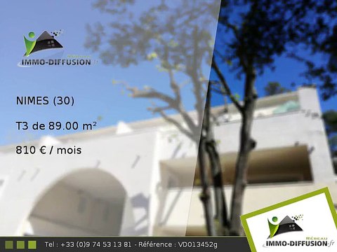 T3 89.00m2 A louer sur Nimes - 810 Euros/mois