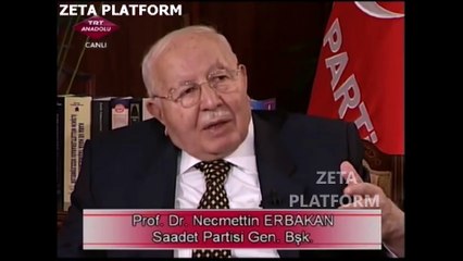 NASIL BİR DÜNYADA YAŞIYORSUNUZ ANLATABİLİYOR MUYUM? NECMETTİN ERBAKAN