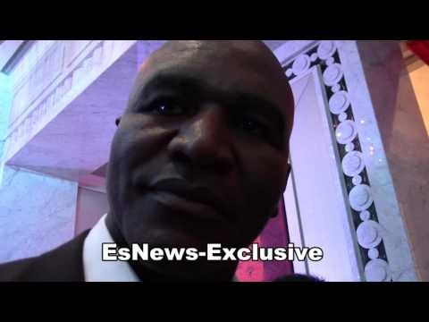 Evander Holyfield George Foreman Hits Hardest NOT MIKE TYSON - EsNews Boxing