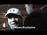 ROBERTO DURAN gets excited when he hears the name Gennady Golovkin  - EsNews Boxing
