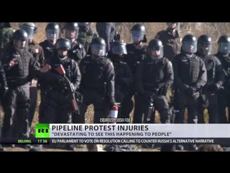 ‘Crazy to stand against full-suit riot police’: Dakota protester may lose her arm after clashes