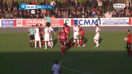 2ème jaune et carton rouge pour Chambly