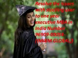 Resolve the issues with stocking user to one year executive MBA in India Number 96909-00054-((MIBM GLOBAL))