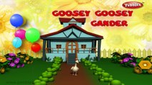 Goosey Goosey Gander | Baby songs | 3d animated poems for kids | nursery rhyme with lyrics | nursery poems for kids | Funny songs for kids | Kids poems | Children songs
