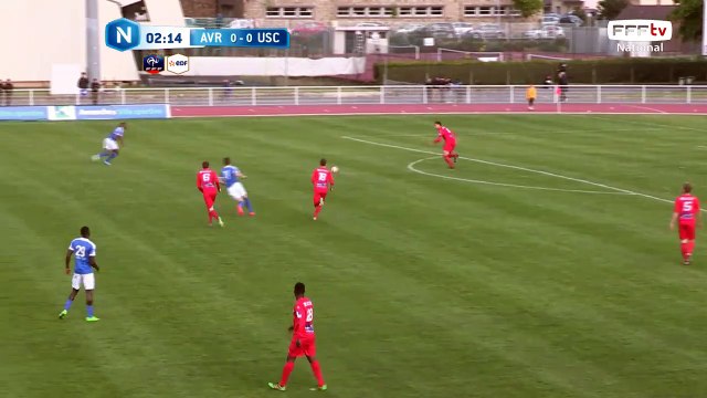 Abdallah qui récupère et frappe mais le ballon est renvoyé par Cabon sur sa ligne !!