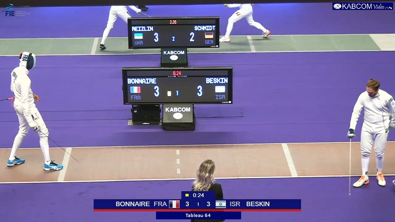 SNCF Réseau 2017 - Epreuve individuelle - T64 BONNAIRE (FRA) - BESKIN (ISR)