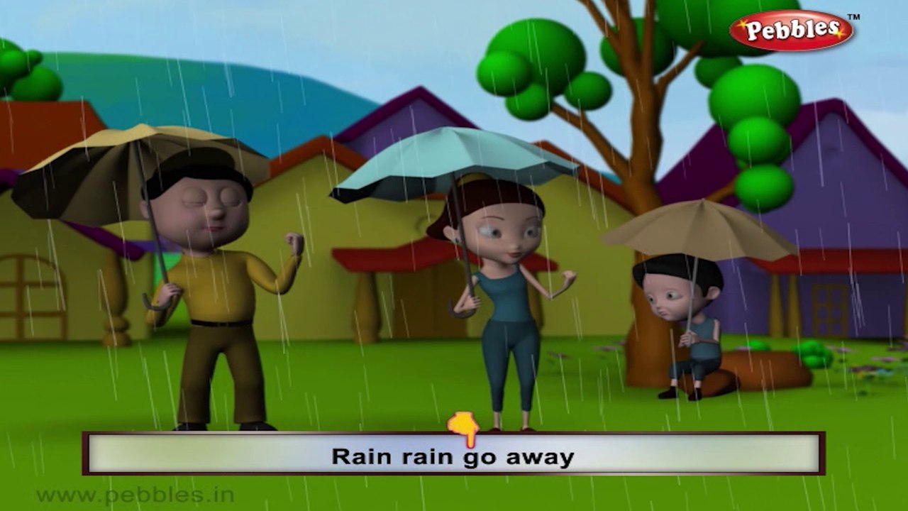 Rain Rain Go Away  | Baby songs | 3d animated poems for kids | nursery rhyme with lyrics | nursery poems for kids | Funny songs for kids | Kids poems | Children songs