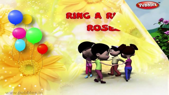 Rin A Ring A Roses | Baby songs | 3d animated poems for kids | nursery rhyme with lyrics | nursery poems for kids | Funny songs for kids | Kids poems | Children songs