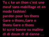 Gare aux thons!! parodie