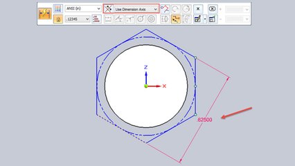 Applying Parallel or Perpendicular Dimension in Solid Edge
