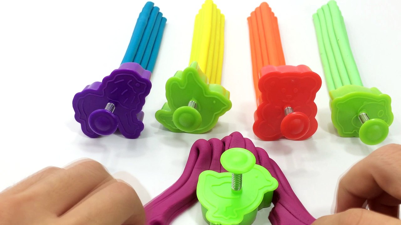 Learn Colors Play Doh Toys for Children - Numbers and Learn Colours Finger Family Videos For Kids