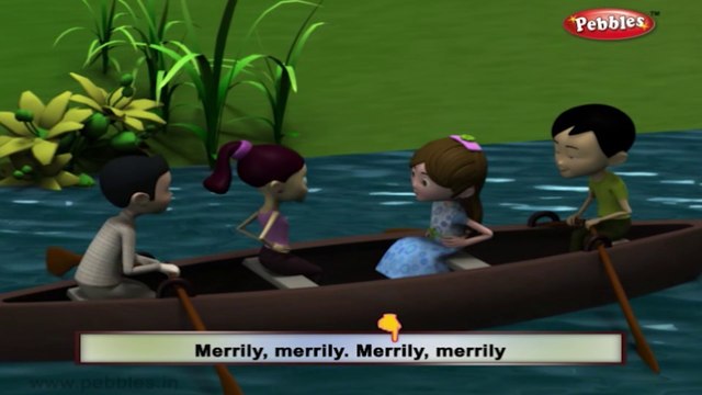 Row Your Boat | Baby songs | kids poems | 3d animated songs for kids | nursery rhyme with lyrics | nursery poems for kids | Funny songs for kids | Poems for kids with lyrics