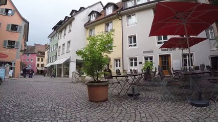 STREET VIEW: Bad Säckingen in Black Forest in GERMANY