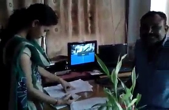 BJP Ajay Rajput (GUJRAT) forced to Kiss Teacher